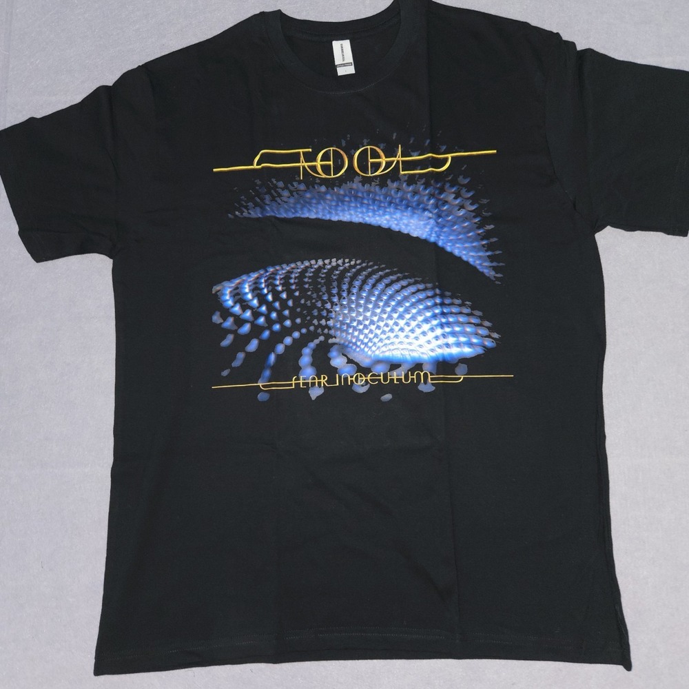 Tool Men's Fear Inoculum T Shirt Sz L Rock Yeah Tag Metal Band Modern Black